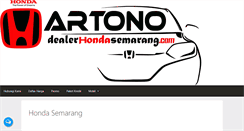 Desktop Screenshot of dealerhondasemarang.com